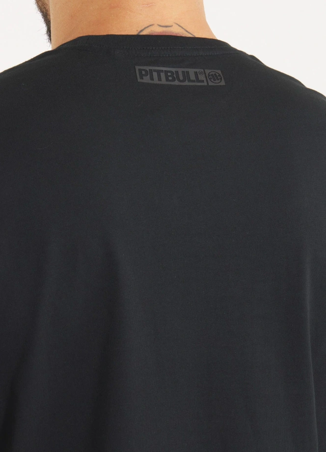 Koszulka męska T-Shirt Pitbull Hilltop czarna all black