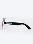 Okulary przeciwsłoneczne Jigga Wear Name Contrast Wayfarer czarno/biało/fioletowe