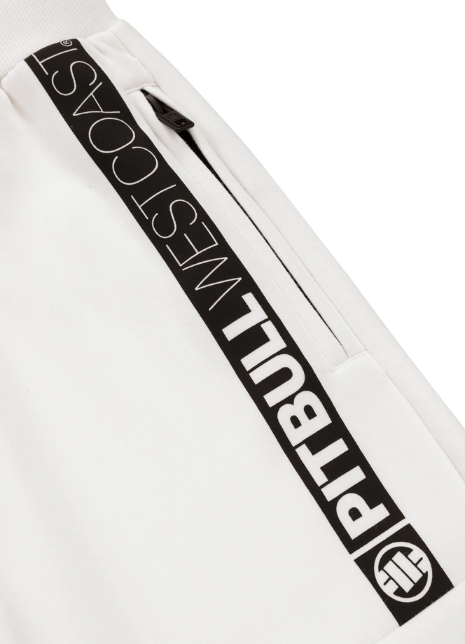 Spodnie dresowe damskie Pitbull Pit Bull Chelsea białe