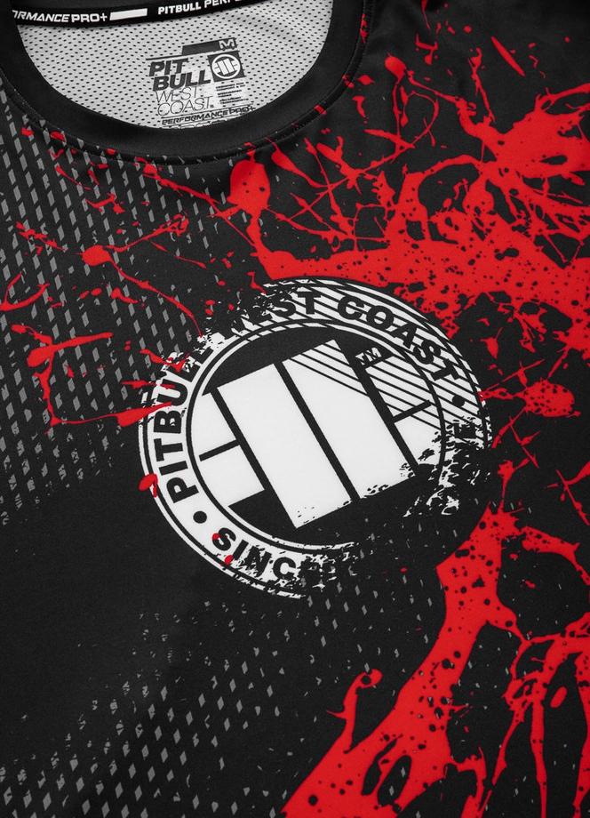 Koszulka Longsleeeve męski Pit Bull Pitbull Performance Pro Plus Blood Dog II czarna