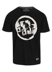 Koszulka męska T-Shirt Pitbull Logo Palms czarna