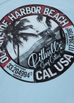 Koszulka męska T-Shirt Pit Bull Pitbull Oceanside jasno niebieska