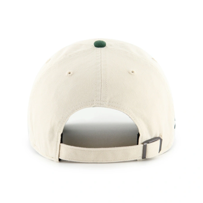 Czapka z daszkiem 47 Brand Oakland Athletics Base Runner Clean Up kremowa zielona