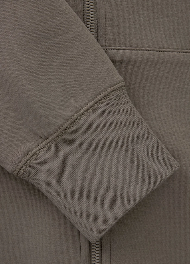 Bluza męska z kapturem Pitbull Pit Bull Sampson ZIP taupe