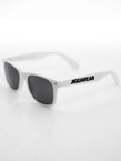 Okulary przeciwsłoneczne Jigga Wear Name Wayfarer biało/czarne