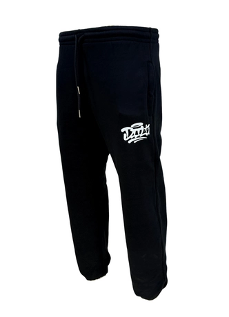 Spodnie męskie dresowe baggy Diil Tag Small czarne