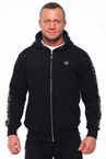 Bluza z kapturem Octagon ZIP STRIPE czarna