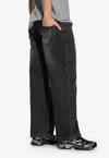 Spodnie męskie Jeans Baggy Prosto Shield szare