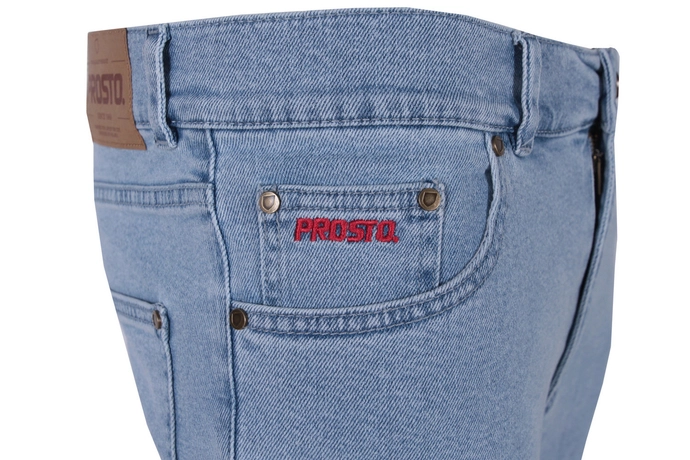 Spodnie męskie jeans Prosto Klasyk Regular Pocklog 24 jasny niebieski