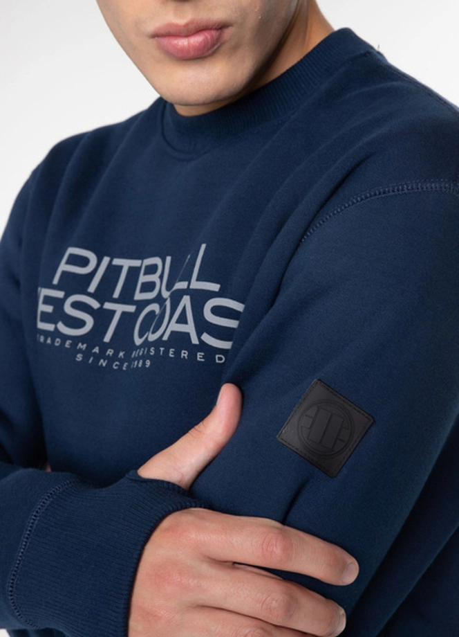 Bluza bez kaptura Pitbull Blue eyed devil 21 crewneck navy