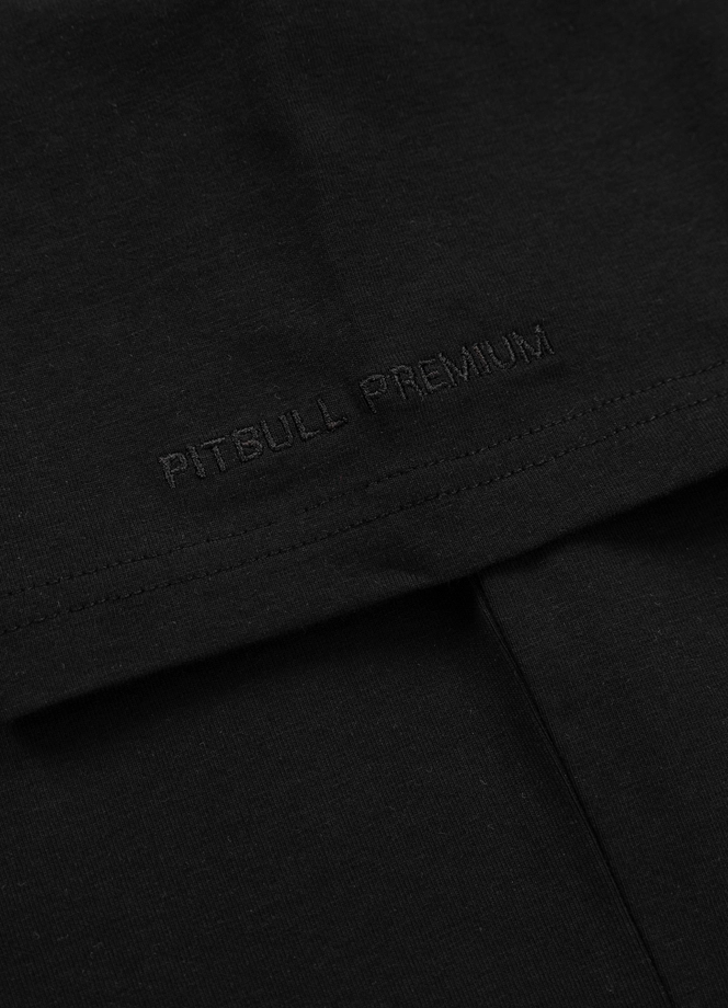 Koszulka męska T-Shirt Pit Bull Pitbull USA CAL Slim Fit czarna