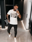 Koszulka męska T-Shirt Olavoga Almain kremowa