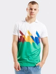 Koszulka Polo Stoprocent Dart white/green