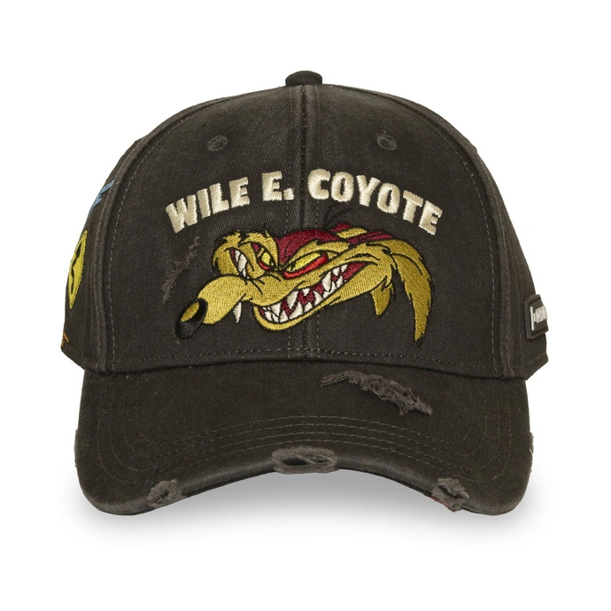 Czapka z daszkiem Capslab Looney Tunes Coyote czarna