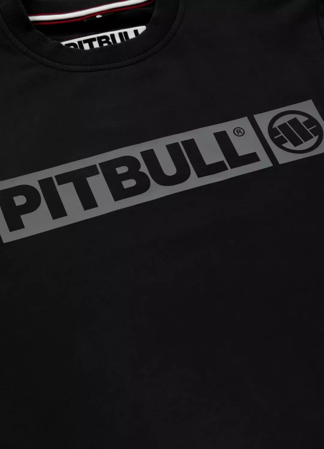 Bluza męska bez kaptura Pitbull Albion Pit Bull crewneck czarna