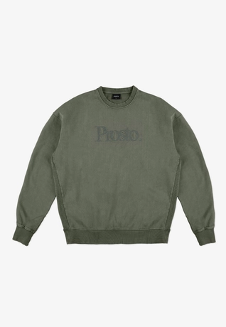 Bluza męska oversize Prosto Sheriff crewneck zielona