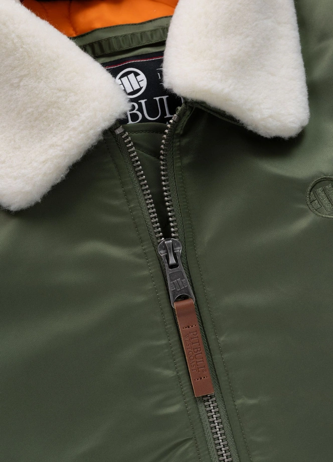 Kurtka męska Pit Bull Harwood MA1 Collar zielona