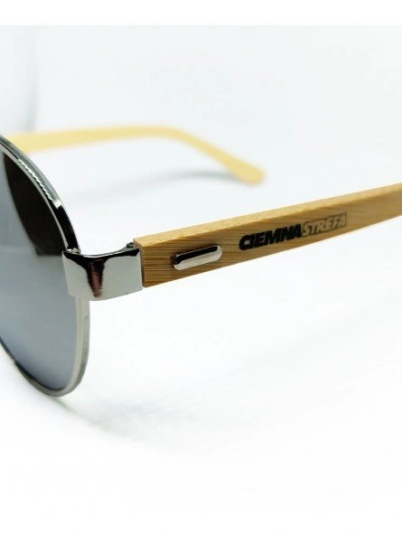 Okulary przeciwsłoneczne Ciemna Strefa RPK Aviator black/grey