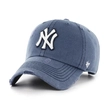 Czapka z daszkiem 47 Brand New York Yankees Weathered Clean Up ciemno niebieska