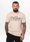 Koszulka męska T-Shirt Pit Bull Pitbull El Jeffe ultra jasna kremowa