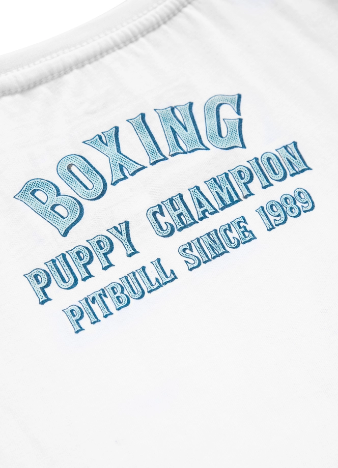 Koszulka damska T-shirt Pit Bull Lil'Champ biała