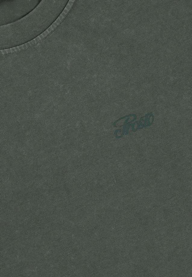 Koszulka męska t-shirt oversize Prosto Hex zielona