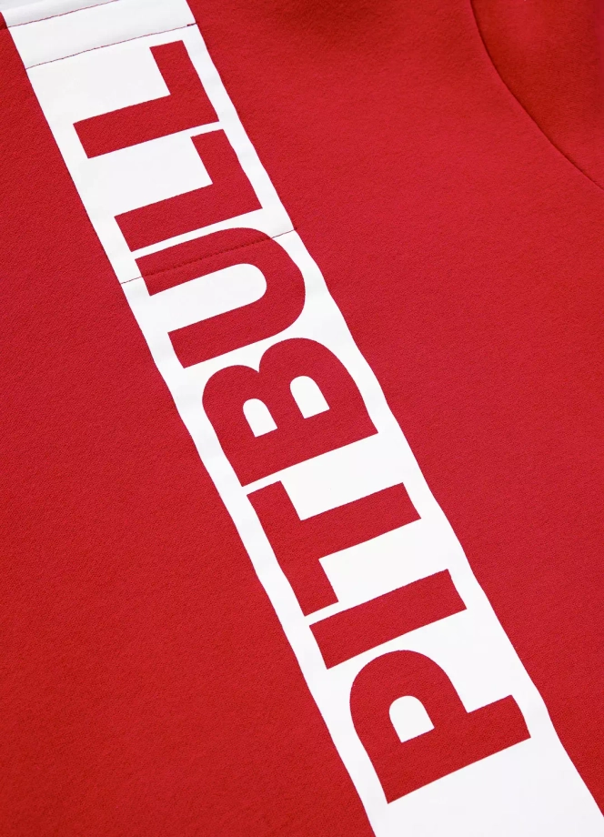 Bluza dziecięca Pit Bull Hilltop Hooded Pitbull czerwona