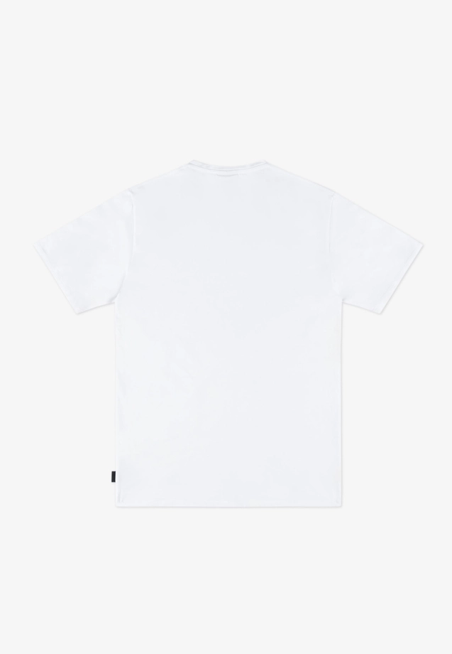 Koszulka męska t-shirt Prosto Shield Slim biała