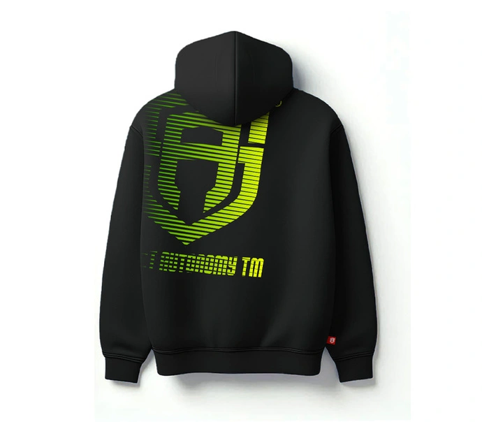 Bluza męska z kapturem Street Autonomy Back Team czarna