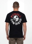 Koszulka męska T-Shirt Pit Bull Pitbull Dog SD czarna