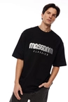 Koszulka męska t-shirt Mass Dnm Classic Fast czarna