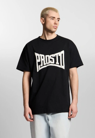 Koszulka męska t-shirt oversize Prosto Ever czarna