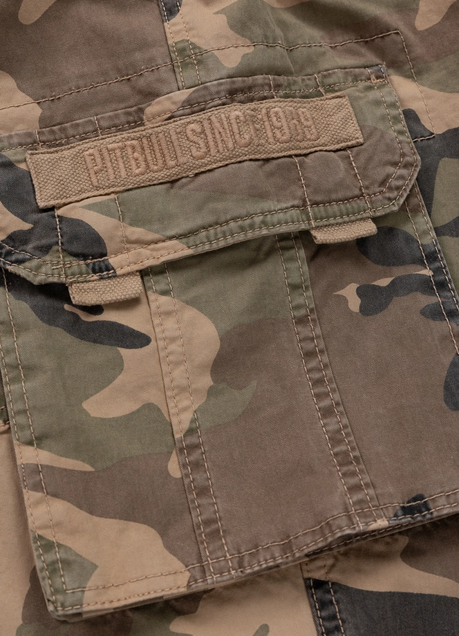 Spodenki szorty bojówki męskie Pitbull Volmer camo