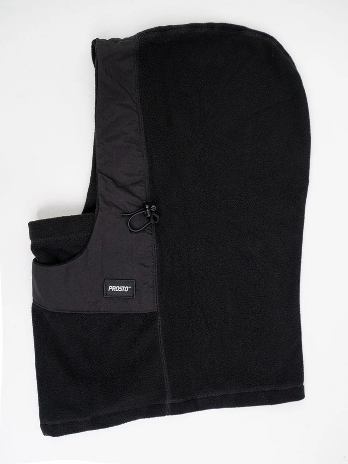 Kominiarka polarowa Prosto Hood Fleece czarna
