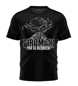 Koszulka męska T-shirt Public Enemy Piromani czarna