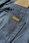 Spodnie męskie Mass Denim Slang Baggy Fit granatowe