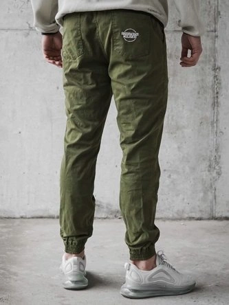 Spodnie jogger Środowisko Miejskie Classic Icon zielony