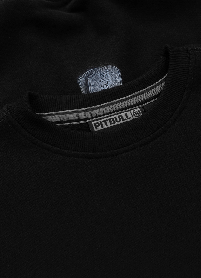 Bluza męska bez kaptura Pit Bull Hero czarna