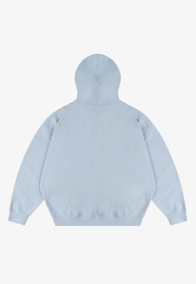 Bluza męska z kapturem Prosto Big Log Infinity jasno niebieska