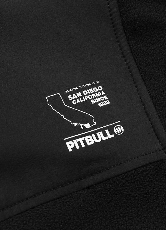 Bluza męska polarowa rozpinana Pit Bull Cameron czarna