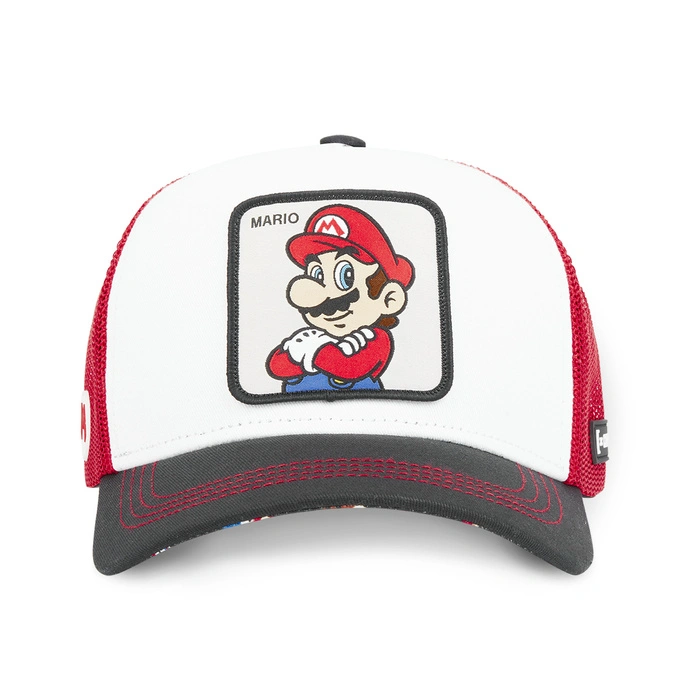 Czapka z daszkiem Capslab Mario Bros biała