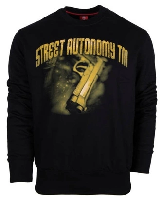 Bluza bez kaptura Street Autonomy M.A.F.I.A. black/gold