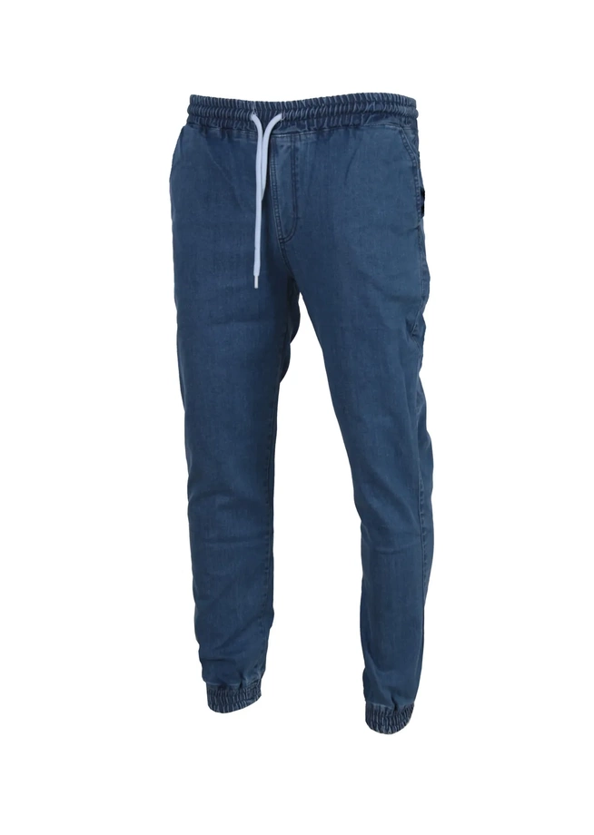 Spodnie jogger jeans Elade dark blue denim granatowe