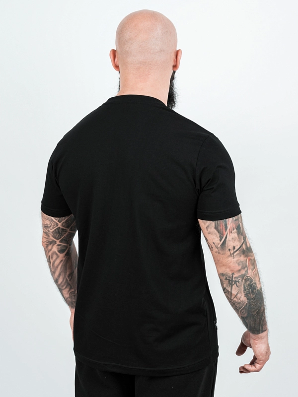 Koszulka męska t-shirt Środowisko Miejskie Baseball Bear czarna