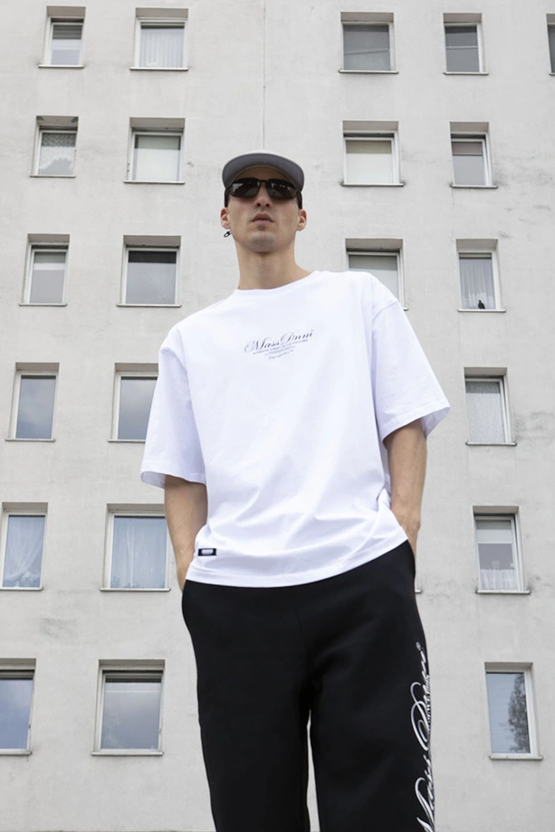 Spodnie dresowe męskie Baggy Mass DNM Authentic czarne