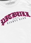Koszulka damska T-shirt Pit Bull Tattoo biała