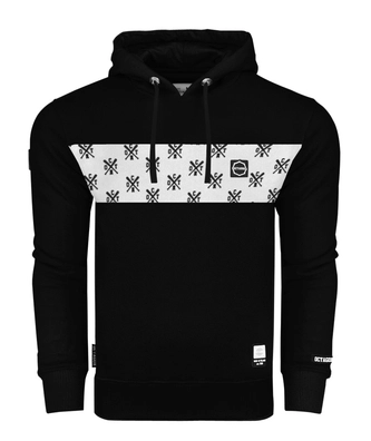 Bluza z kapturem Octagon Middle Types hooded czarna