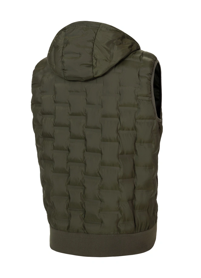 Bezrękawnik Pit Bull Eclipse Hooded kamizelka zielona