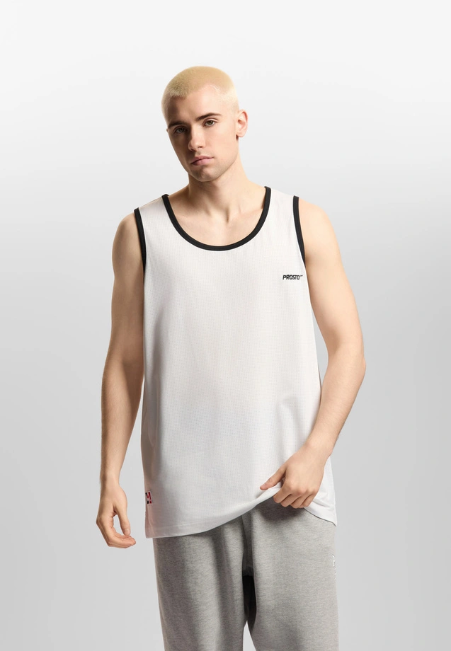 Koszulka męska Tank Top Prosto ST biała