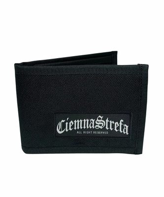 Portfel materiałowy Ciemna Strefa Gotyk czarny